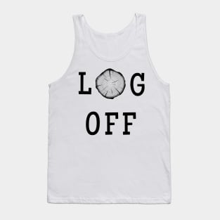 Log Off Tank Top